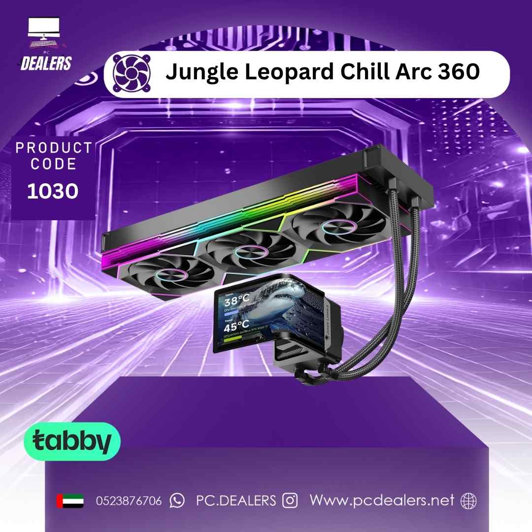 Jungle Leopard Chill Arc 360mm liquid cooler 6.67inch curved screen