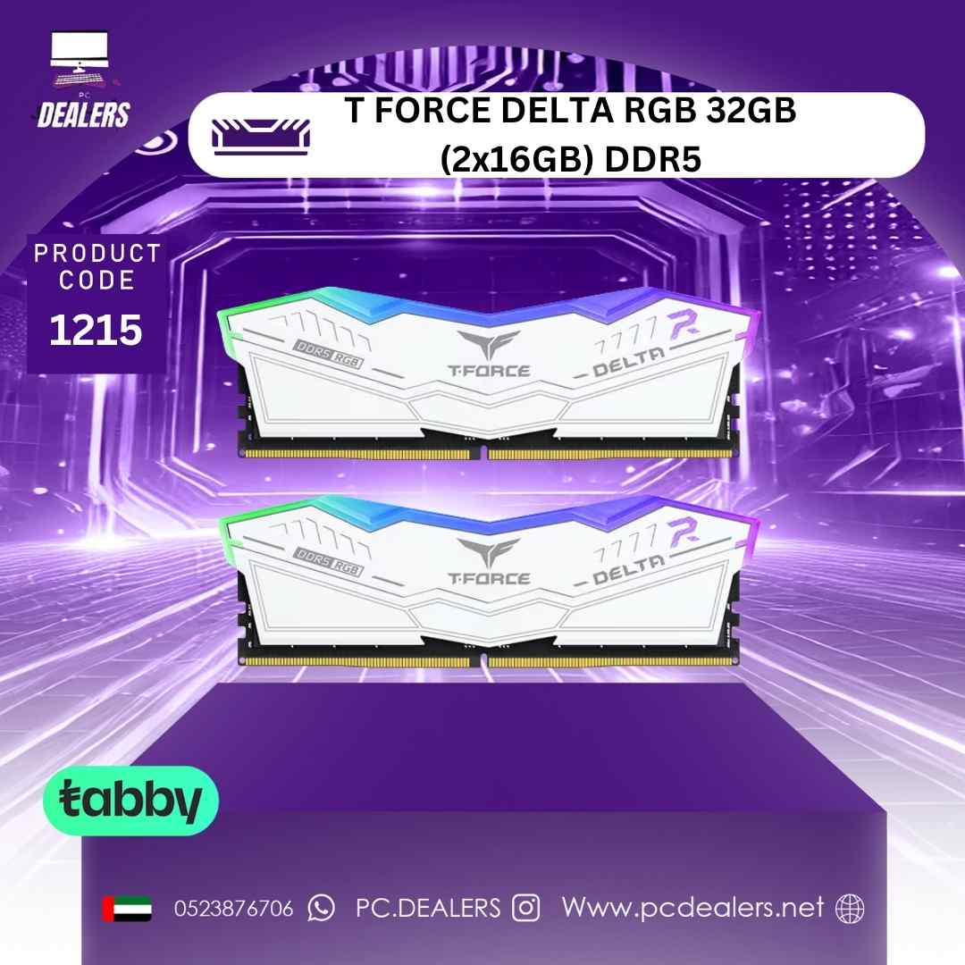 T Force DELTA RGB 32GB (2x16GB) DDR5
