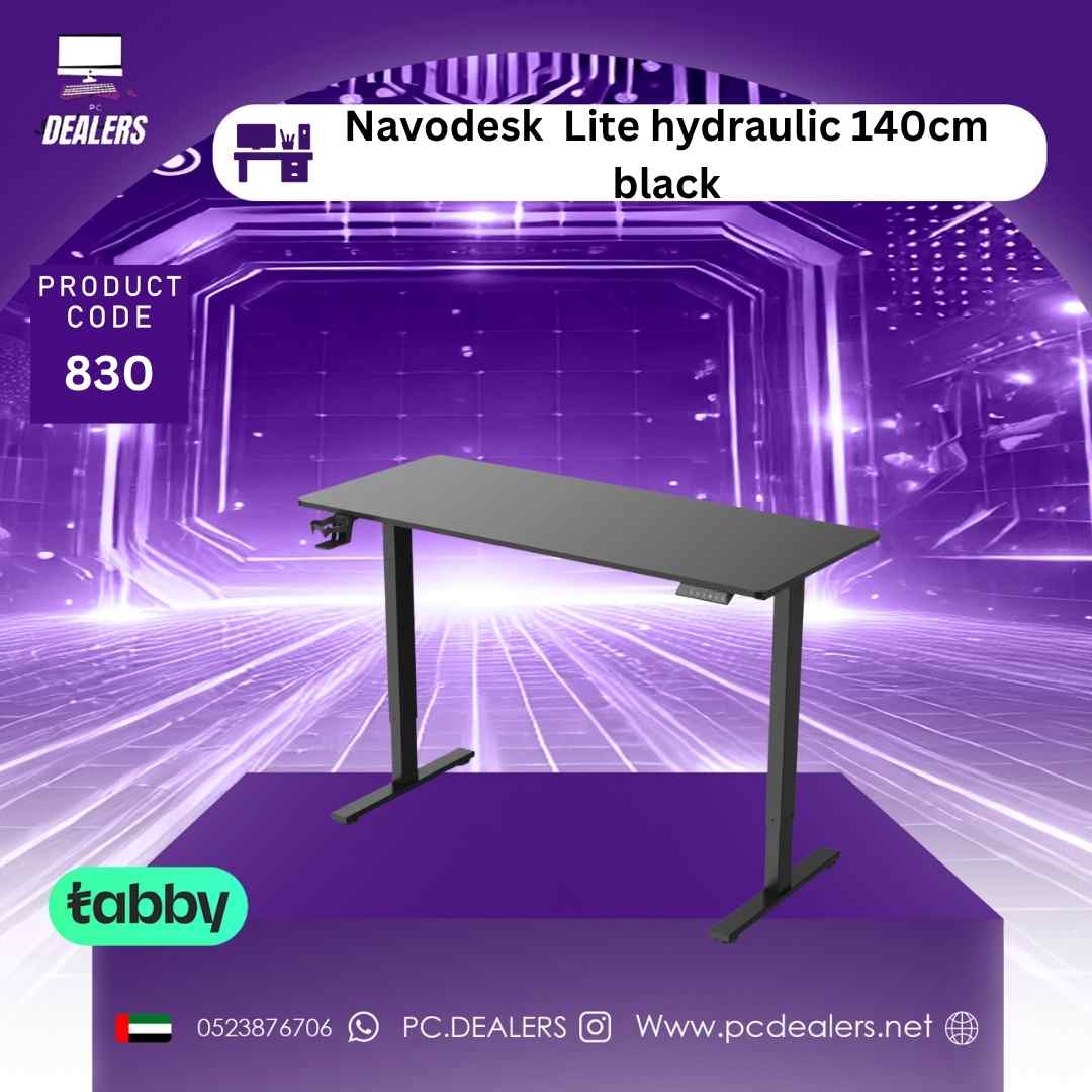 Navodesk Lite hydraulic 140cm black