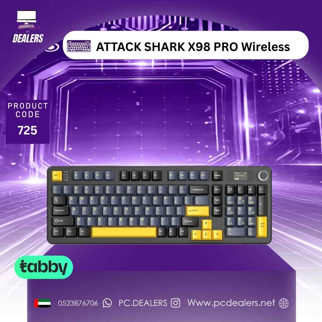 ATTACK SHARK X98 PRO Wireless Gaming Keyboard Tri-Mode