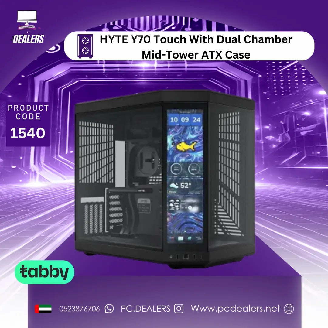 HYTE Y70 Touch With Dual Chamber Mid-Tower ATX Case