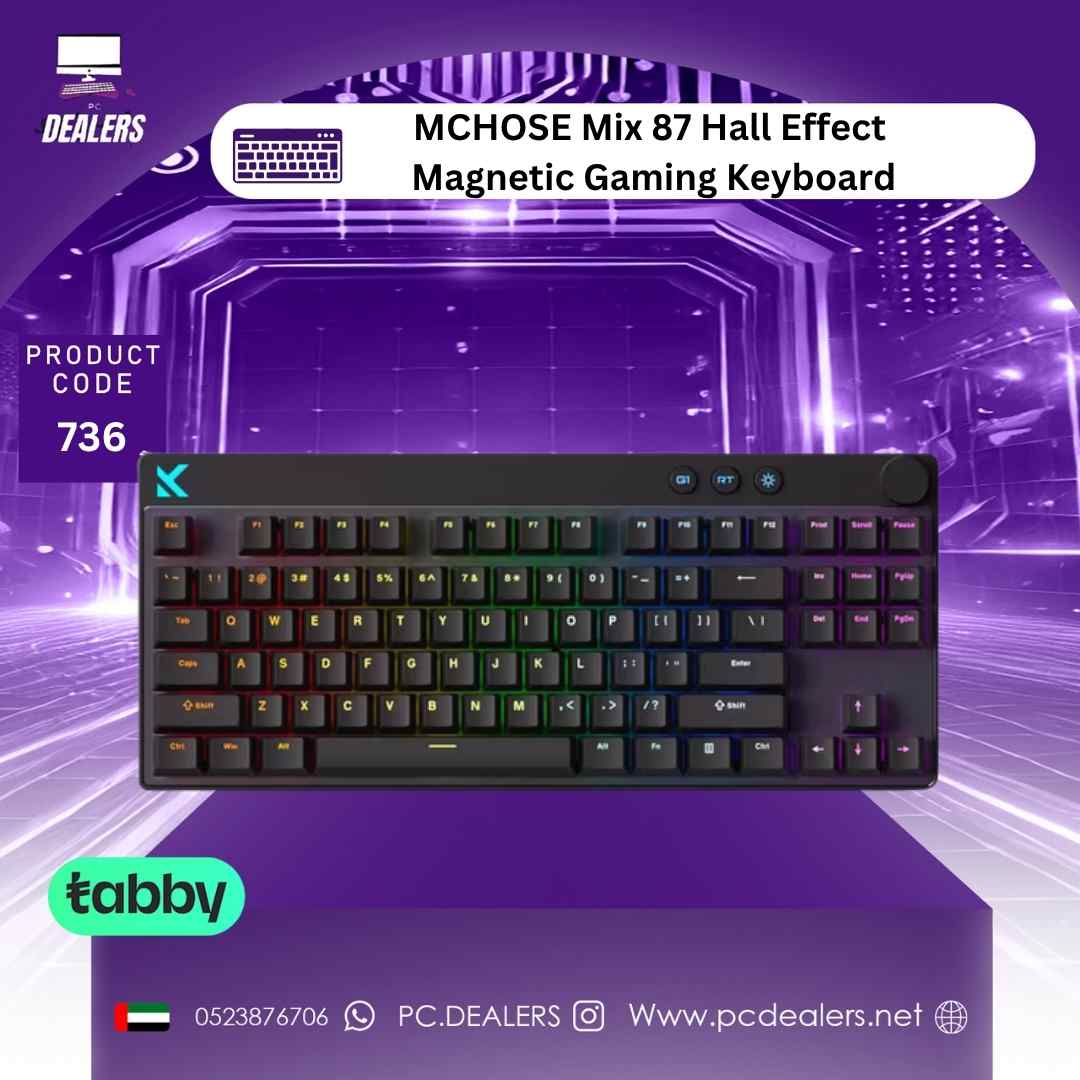 MCHOSE Mix 87 Hall Effect Magnetic Gaming Keyboard