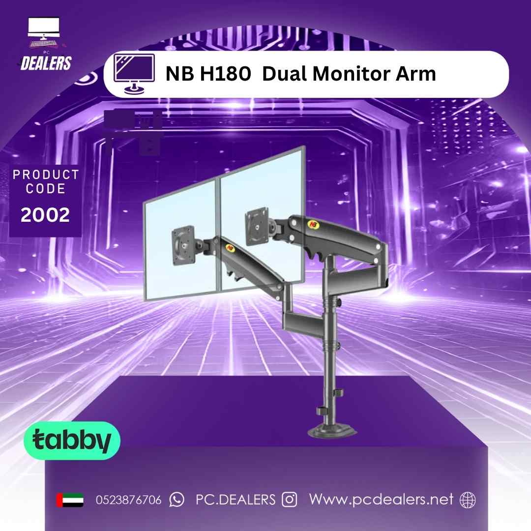 NB H180 Dual Monitor Arm