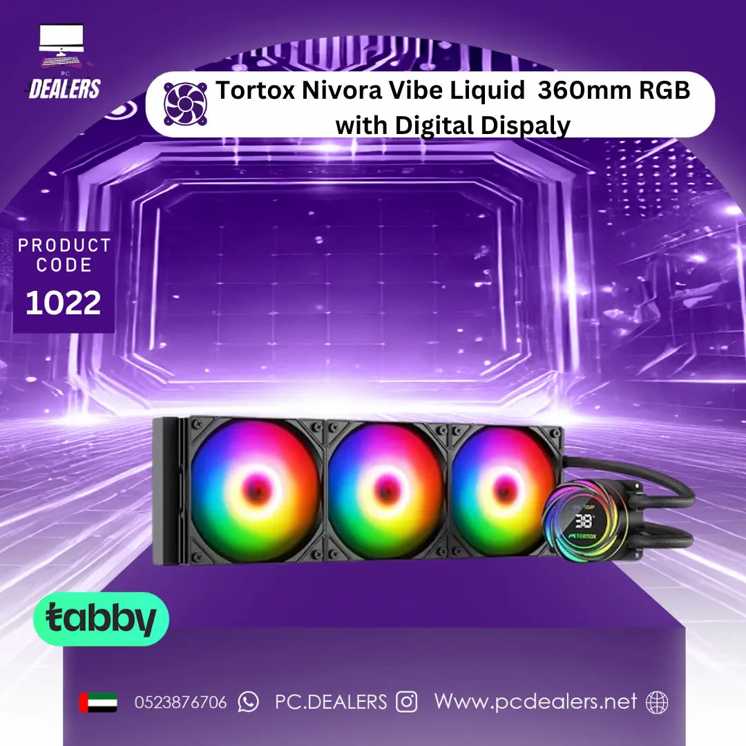 Tortox Nivora Vibe Liquid 360mm RGB with Digital Display
