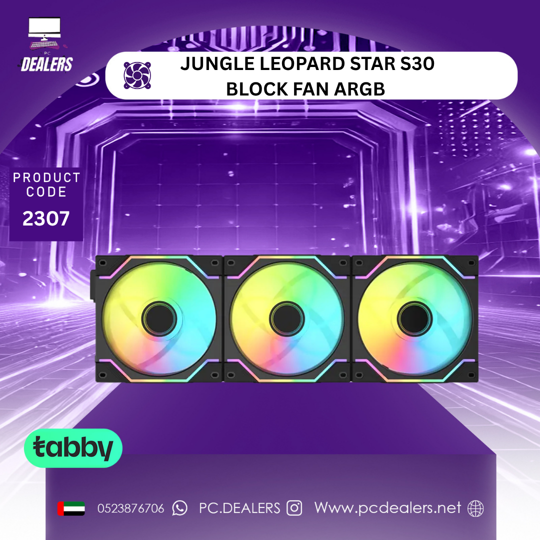 JUNGLE LEOPARD STAR S30 BLOCK FAN ARGB