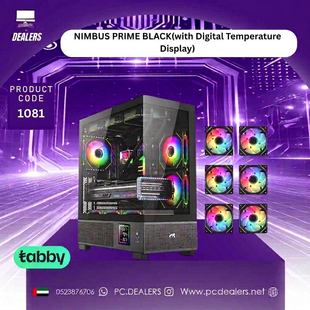 NIMBUS PRIME BLACK(with Digital Temperature Display)