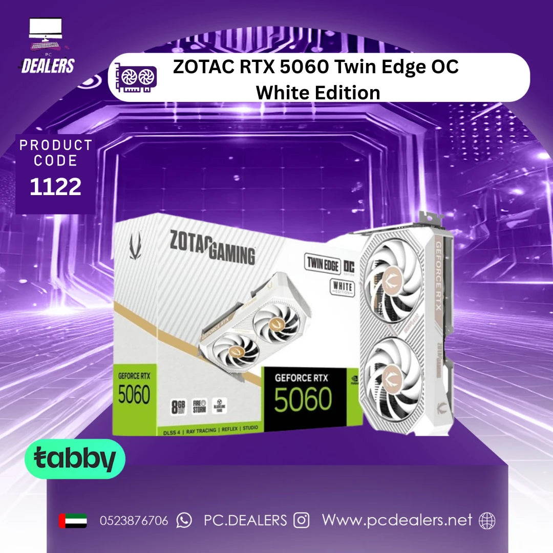 ZOTAC GAMING GeForce RTX 5060 Twin Edge OC White Edition