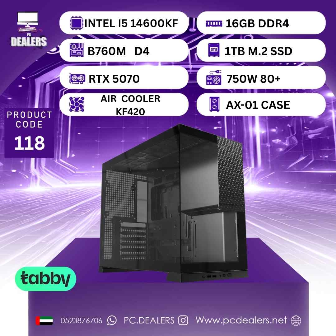 Intel i5-14600kf & RTX 5070 | Gaming PC 118