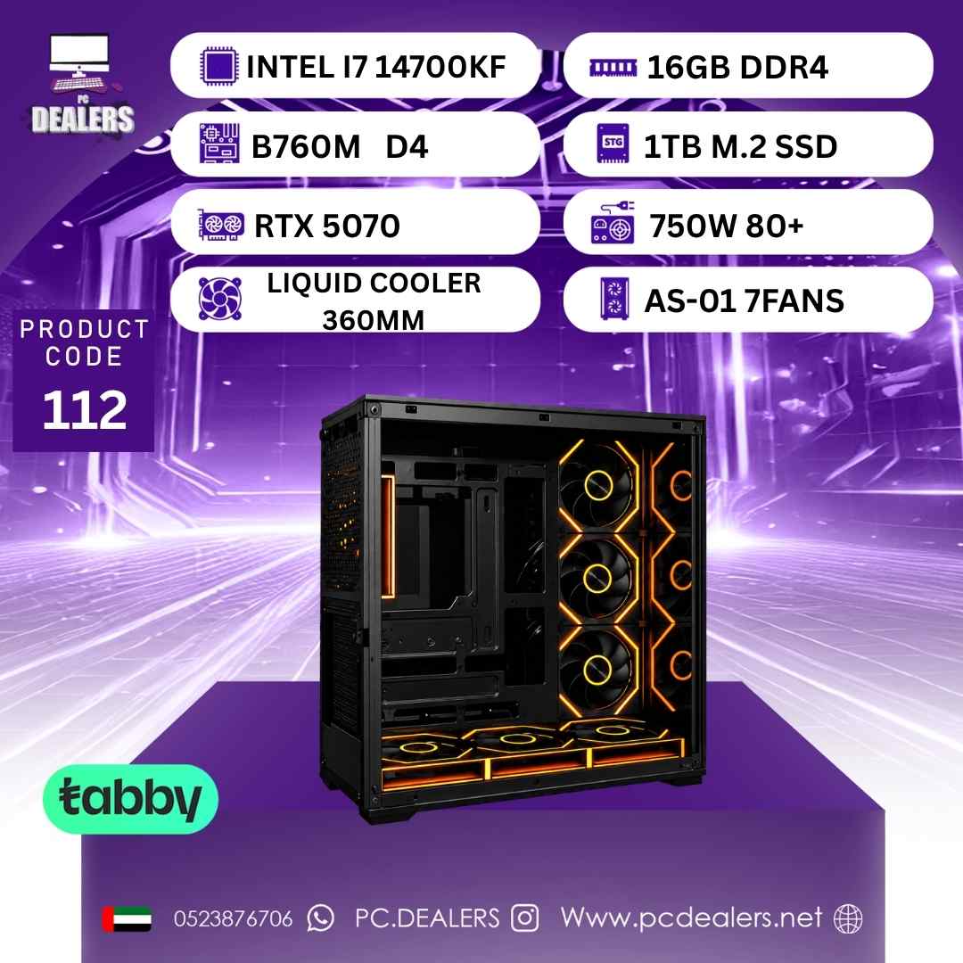 Intel i7-14700KF & RTX 5070 | Gaming PC 112