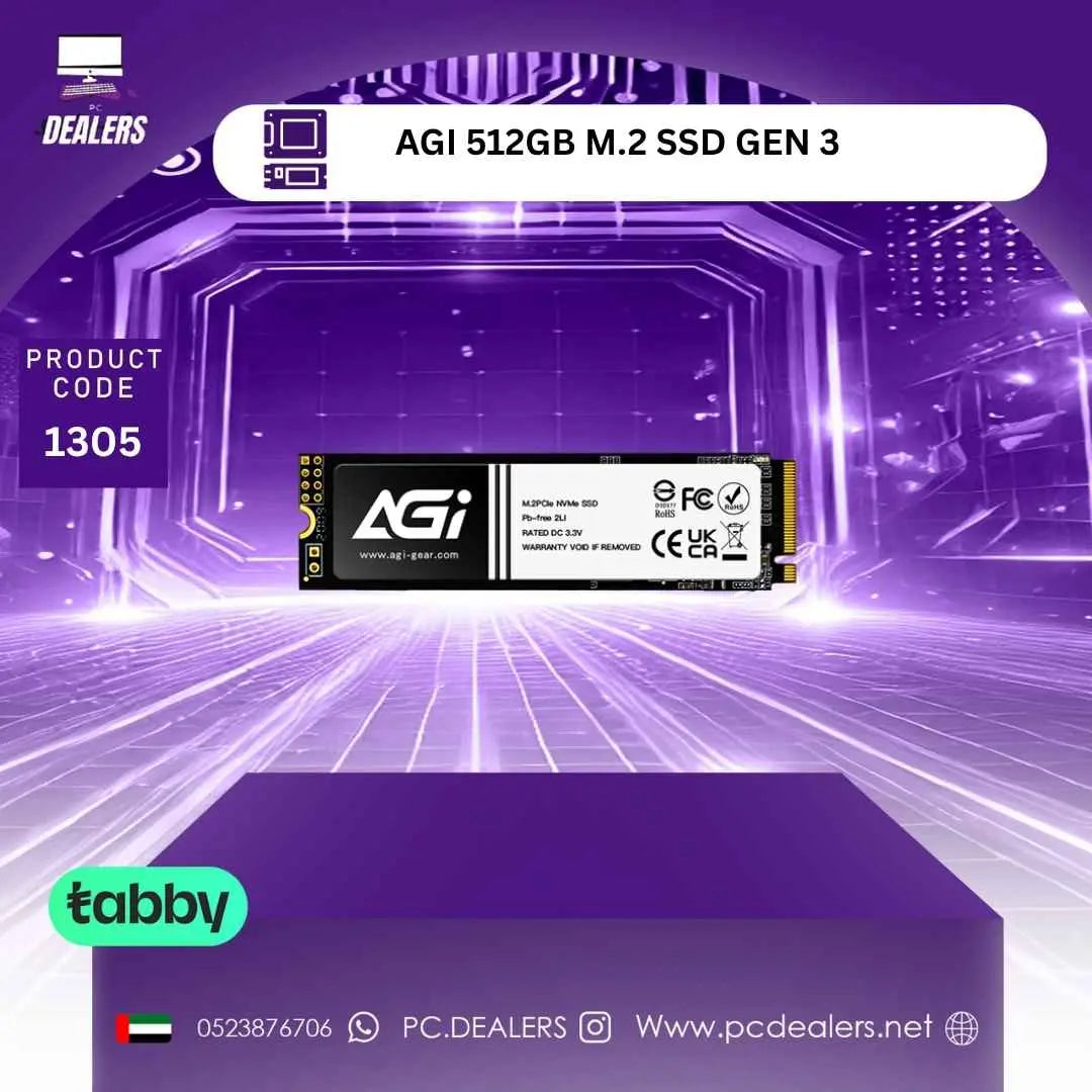AGI 512GB M.2 SSD GEN 3