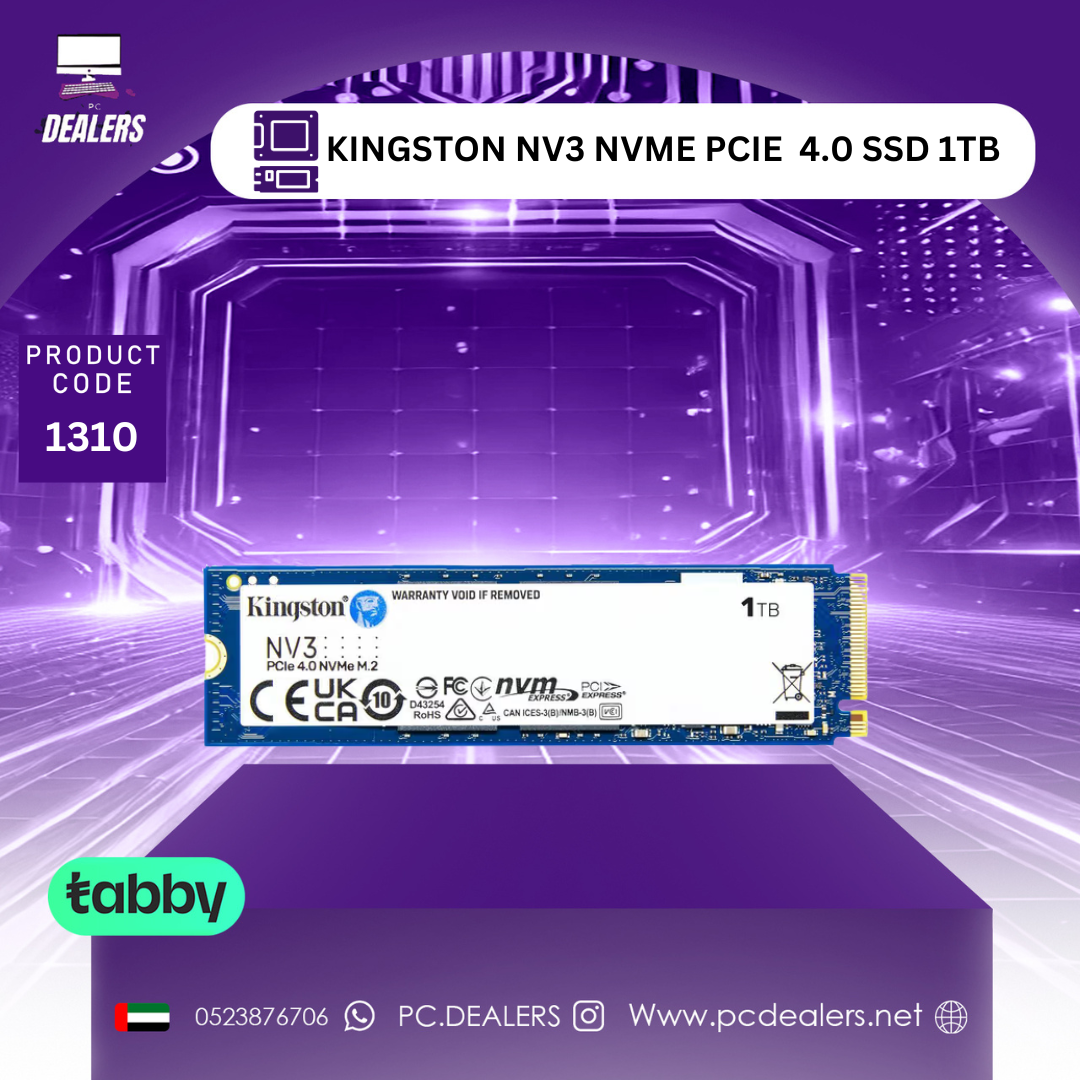 Kingston NV3 NVMe PCIe 4.0 Internal SSD 1TB