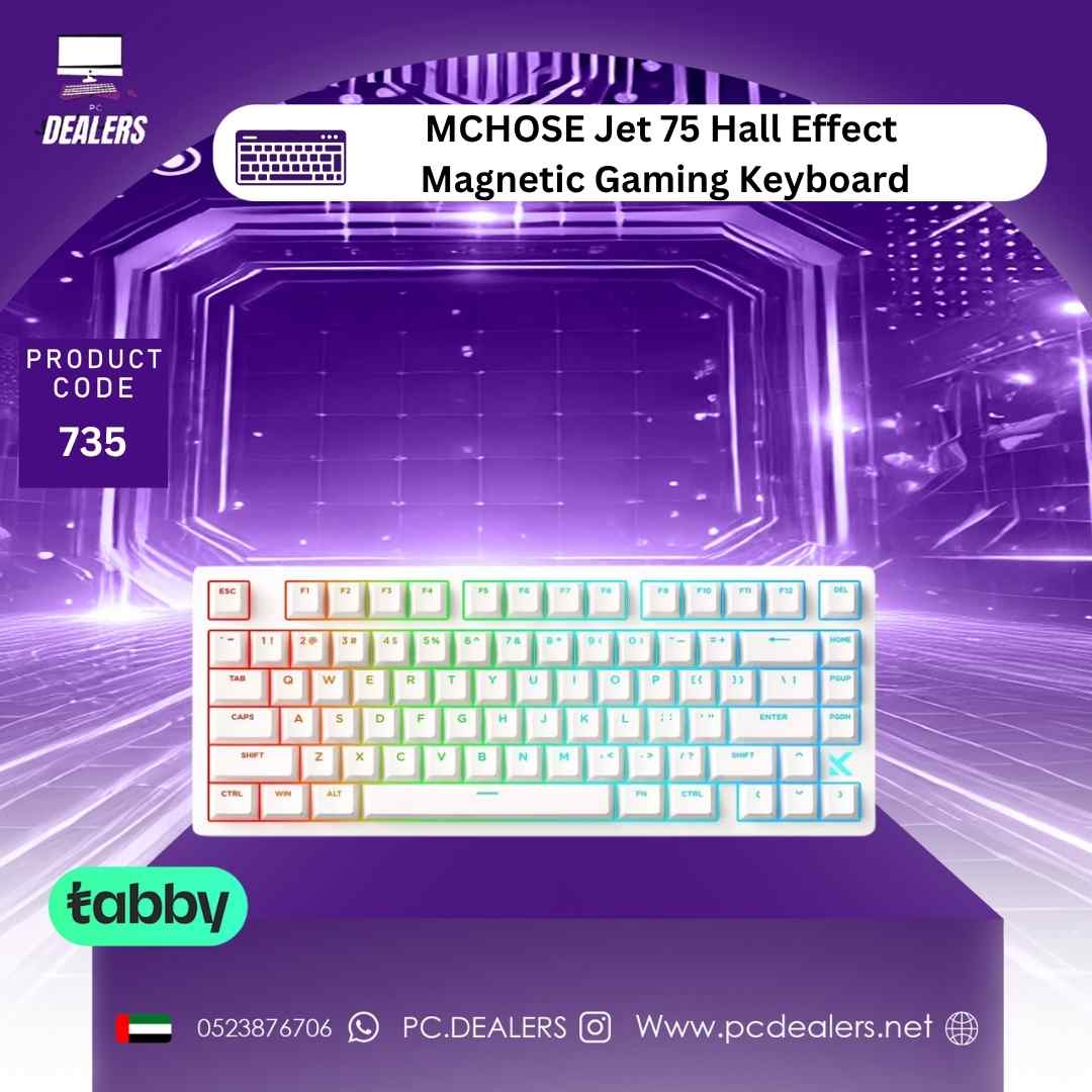 MCHOSE Jet 75 Hall Effect Magnetic Gaming Keyboard – PC DEALERS