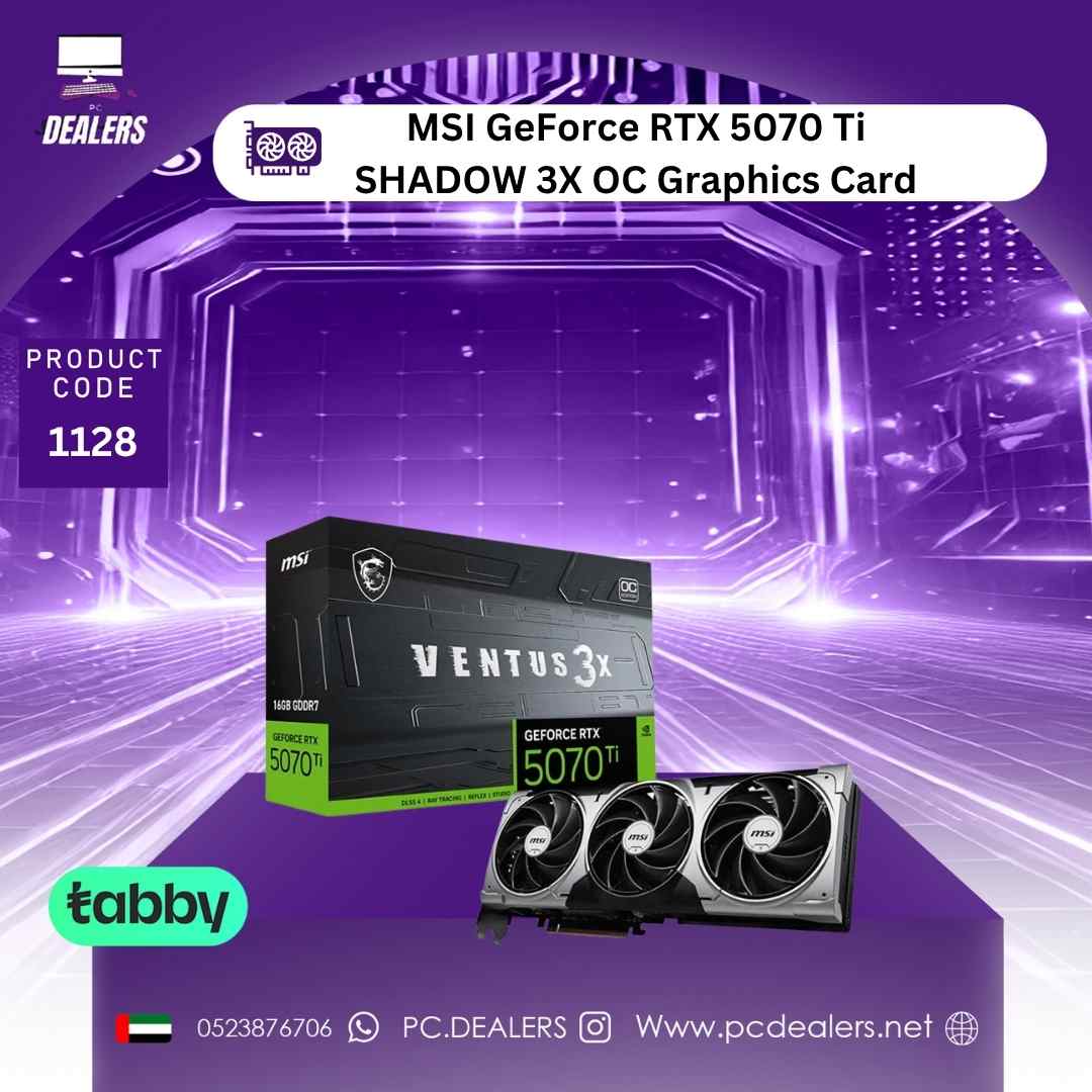 MSI GeForce RTX 5070 Ti SHADOW 3X OC Graphics Card
