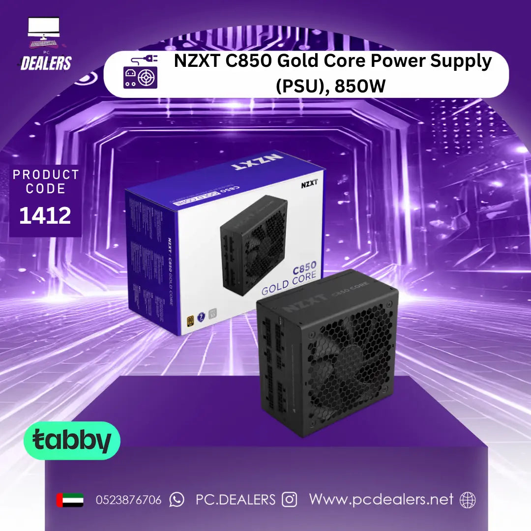 NZXT C850 Gold Core Power Supply (PSU), 850W