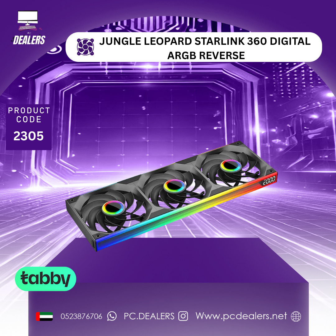 JUNGLE LEOPARD STARLINK 360 DIGITAL ARGB ( REVERSE)