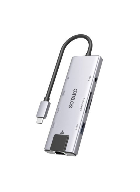 SOTAKO 9-in-1 USB C Hub Multiport Adapter