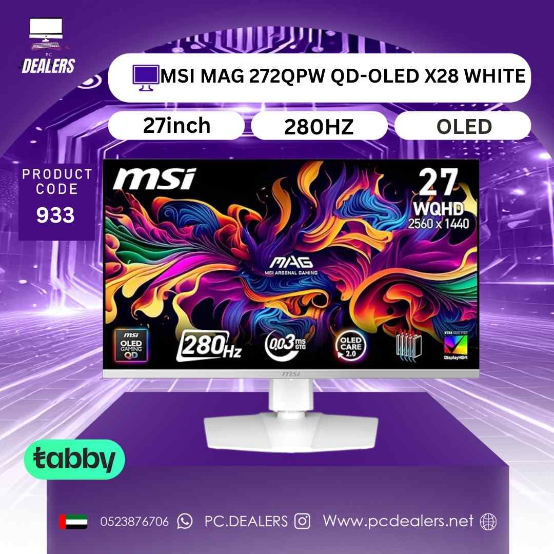 MSI MAG 272QPW QD-OLED X28 (WHITE)