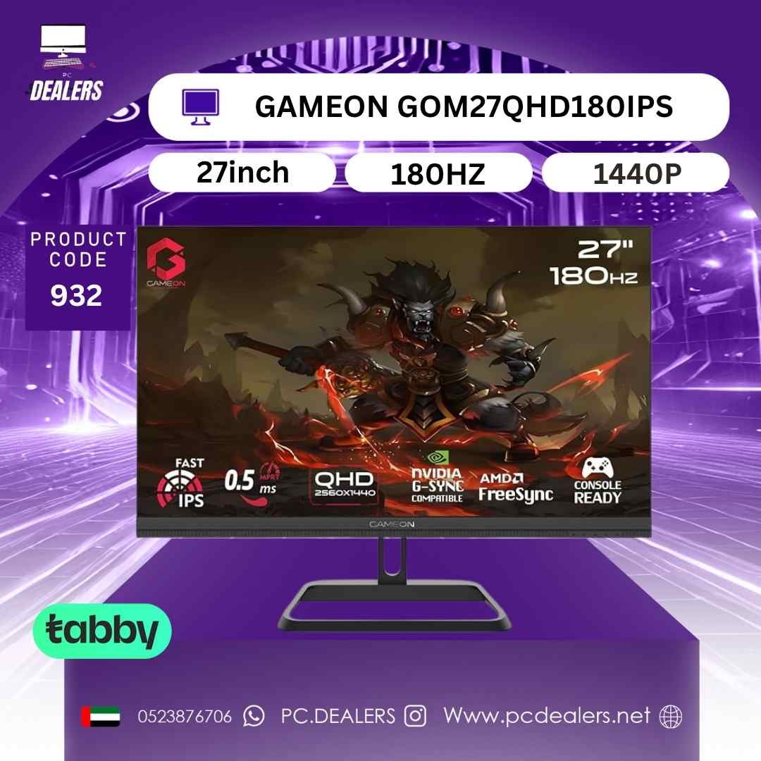 GAMEON GOM27QHD180IPS