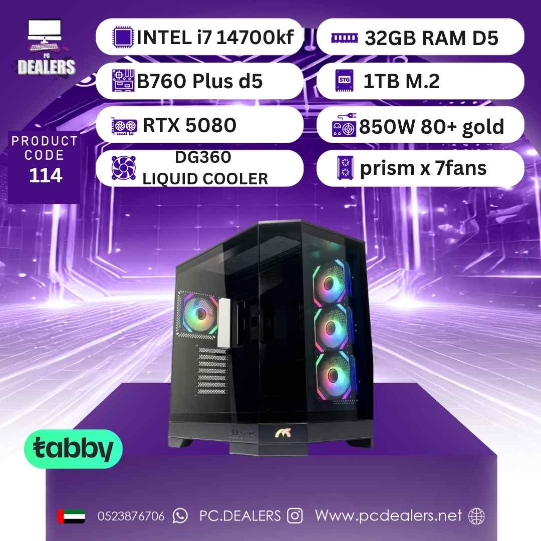 Intel i7-14700kf & RTX 5080 | Gaming PC 114
