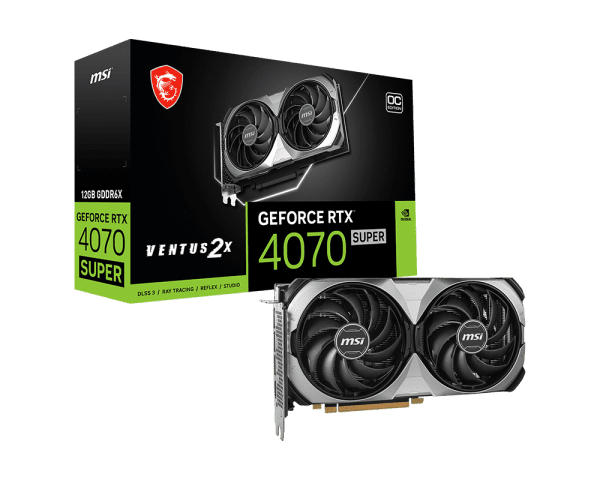 GeForce RTX™ 4070 SUPER 12G VENTUS 2X OC