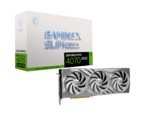 GeForce RTX™ 4070 SUPER 12G GAMING X SLIM WHITE 