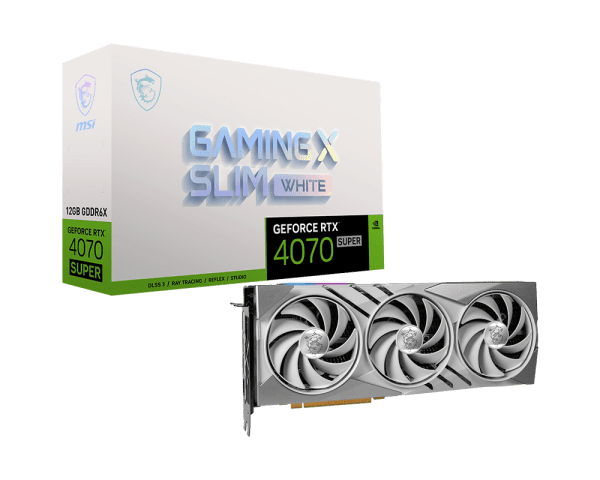 GeForce RTX™ 4070 SUPER 12G GAMING X SLIM WHITE 