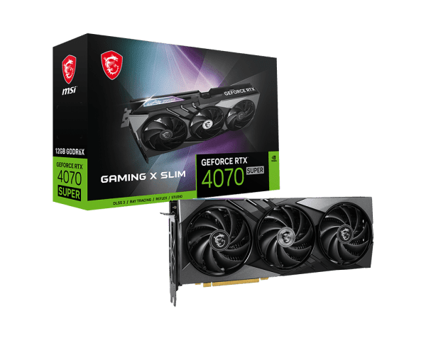 MSI GeForce RTX 4070 SUPER 12G GAMING X SLIM