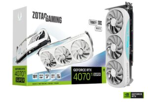 ZOTAC GAMING GeForce RTX 4070 Ti SUPER Trinity OC White Edition 16GB GDDR6X